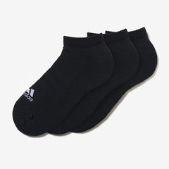adidas 3 Stripe Performance No Show Socks 3 Pack