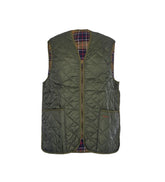Barbour Quilted Waistcoat Olive Green Men's