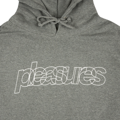 Pleasures Flight Hooded Sweatshirt Anthracite