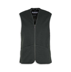 Barbour Warm Pile Waistcoat Zip Green Men's