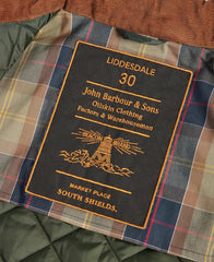 Barbour Liddesdale 30th Anniversary Quilted Jacket Olive Green Men