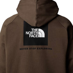 The North Face Men'S Raglan Redbox Hoodie Brown Men
