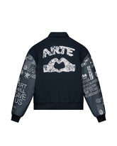 Arte Antwerp Graffiti Varsity Jacket Navy