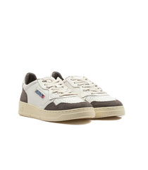 Autry Medalist Low Capra Goat White Brown Men's