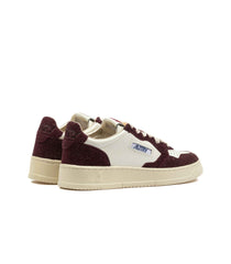 Autry Medalist Low Stars Glitter White Bordeaux Women