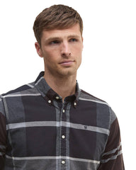 Barbour Camicia Check Flanella Iceloch Tailored Midnight Oak