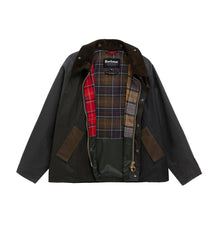 Barbour Patchwork Transport Wax Cot.Outw Sage Multi Uomo