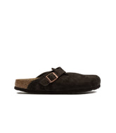Birkenstock Boston Boston Sfb Mocca Suede Leather