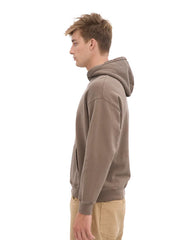 Colorful Standard Felpa Cappuccio Oversized Marrone