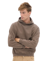 Colorful Standard Felpa Cappuccio Oversized Marrone