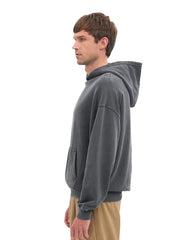 Colorful Standard Felpa Cappuccio Oversized Faded Black