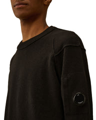 C.P. Company Lambswool Grs Crewneck Lens Sweater