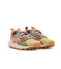 Flower Mountain Yamano 3 Suede Nylon Beige Brown Women