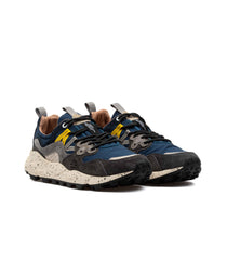 Flower Mountain Yamano 3 Suede Nylon Gray Navy Men
