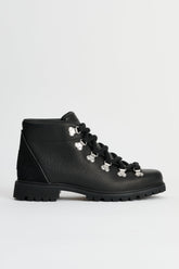 Timberland Authentic Hike Mid Lace Up Boot Black Full Grain