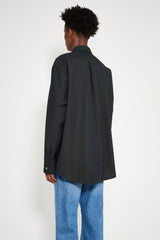 TRÈS BIEN everywear Re-Worked Classic Shirt Mixed Ripstop Black