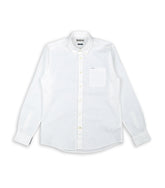 Barbour White Botton Down Linen Shirt