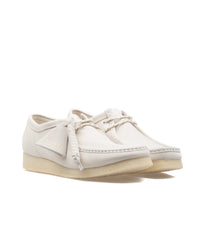 Clarks Wallabe Classic Off White Nubuck Men's