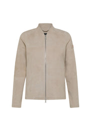 Peutery Suede Beige Women's Jacket