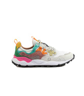 Flower Mountain Yamano 3 Suede White-Fuchsia Women