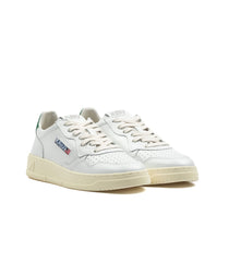 Autry Medalist Low Leat White Green Uomo