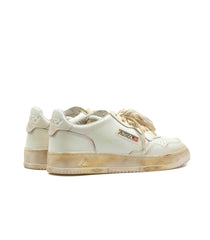 Autry Sup Vintage Low Leather White Uomo