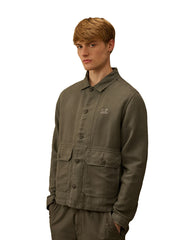 C.P. Company Overshirt Overshirt In Broken Twill