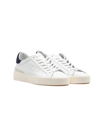 D.A.T.E. Sonica Calf White-Blue Uomo