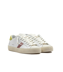 D.A.T.E. Hill Low Calf White-Kiwi Donna