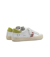 D.A.T.E. Hill Low Calf White-Kiwi Donna