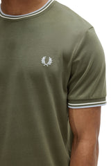 Fred Perry Twin Tipped T-Shirt Riga Collo