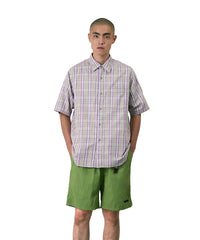 Gramicci S/S Checkered Ombre Shirt Purple