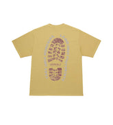 Gramicci Footprints Tee Pigment Dyed Sulphurpigment