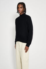 Stüssy Military Patch Zip Sweater Black