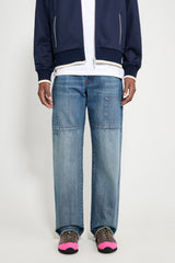 Wales Bonner Chance Denim Patched Blue Vintage Wash