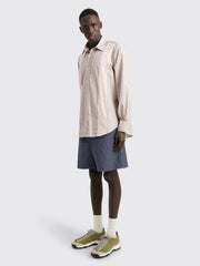 TRÈS BIEN everywear Short Leg Shorts Jacquard Pattern Blue