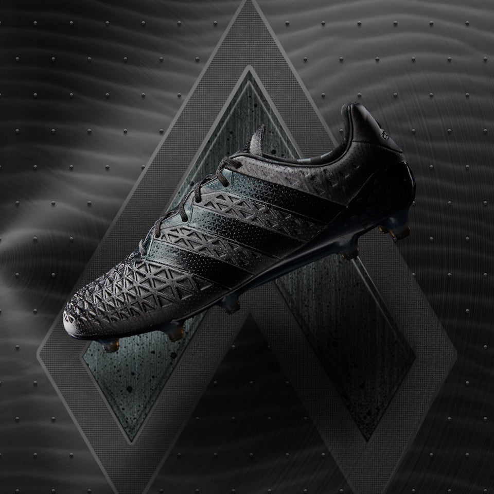 adidas ACE 16.1 Fluid Black FG/AG - Core Black/Black Green Metallic