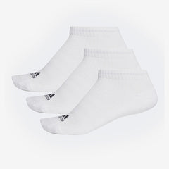 adidas 3 Stripe Performance No Show Socks 3 Pack