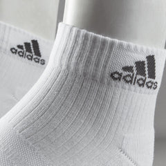 adidas 3 Stripe Performance Ankle Socks 3 Pack