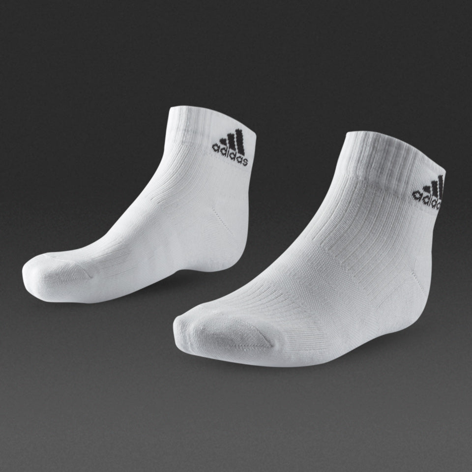 adidas 3 Stripe Performance Ankle Socks 3 Pack
