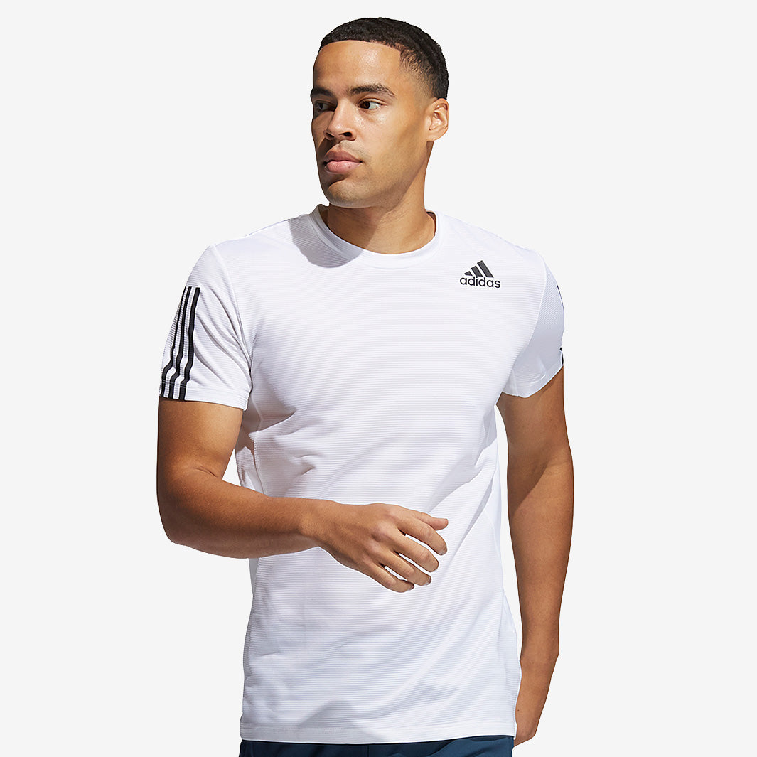 adidas Aero 3 Stripes Tee Primeblue