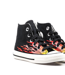 Converse Chuck 70 Black Enamel Red Egret Kids