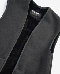 Barbour Warm Pile Waistcoat Zip Green Men's