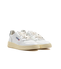 Autry Medalist Low Leat White Green Men's