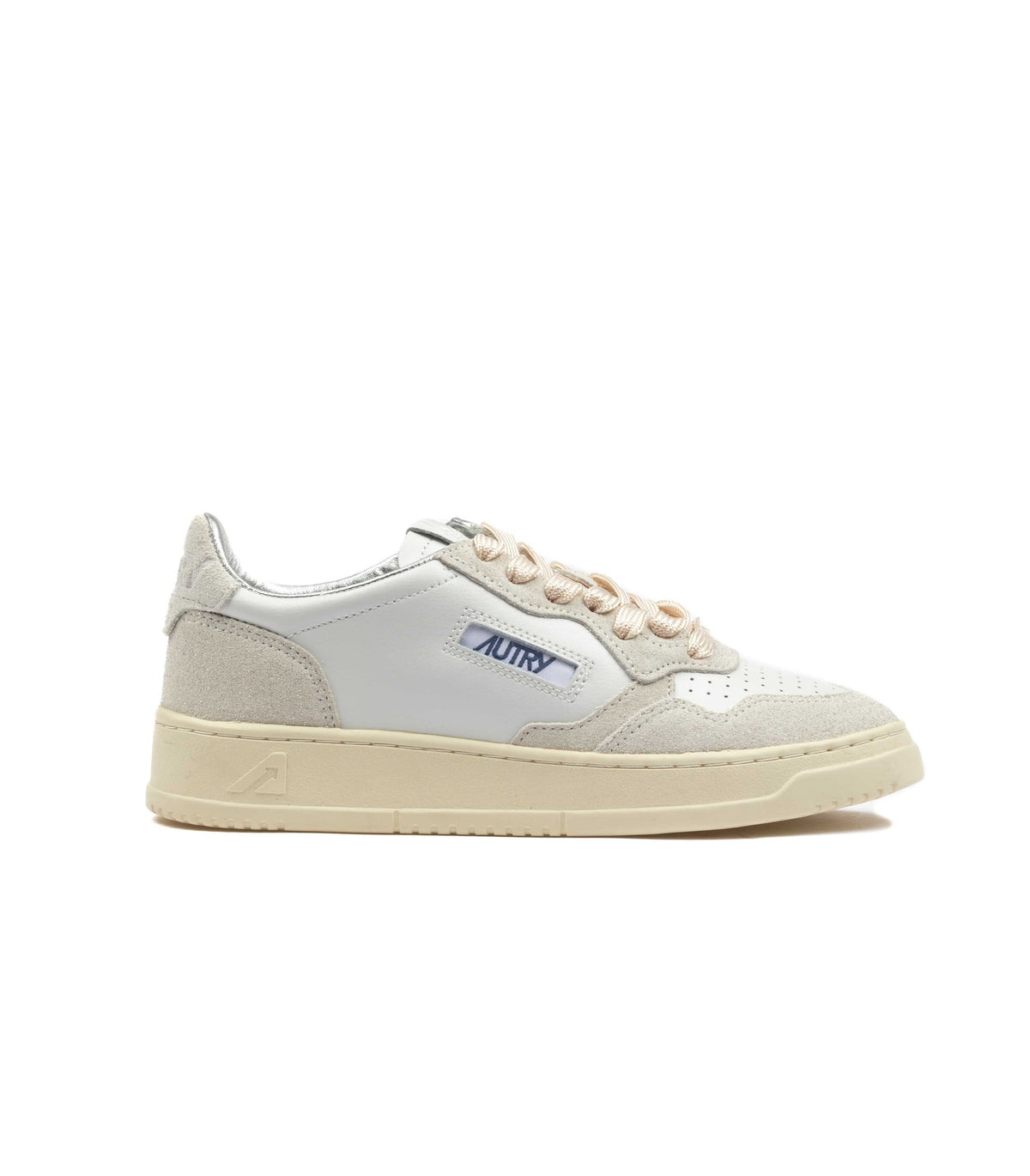 Autry Medalist Low Stars Glitter White Women
