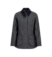Barbour Beadnell Wax Jacket Black Black Women