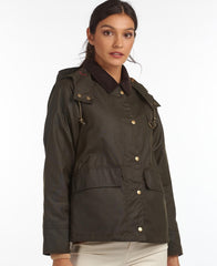 Barbour Avon Olive Green Women