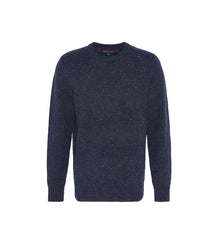 Barbour Men's Tainsbury Blue Spotted Sweater