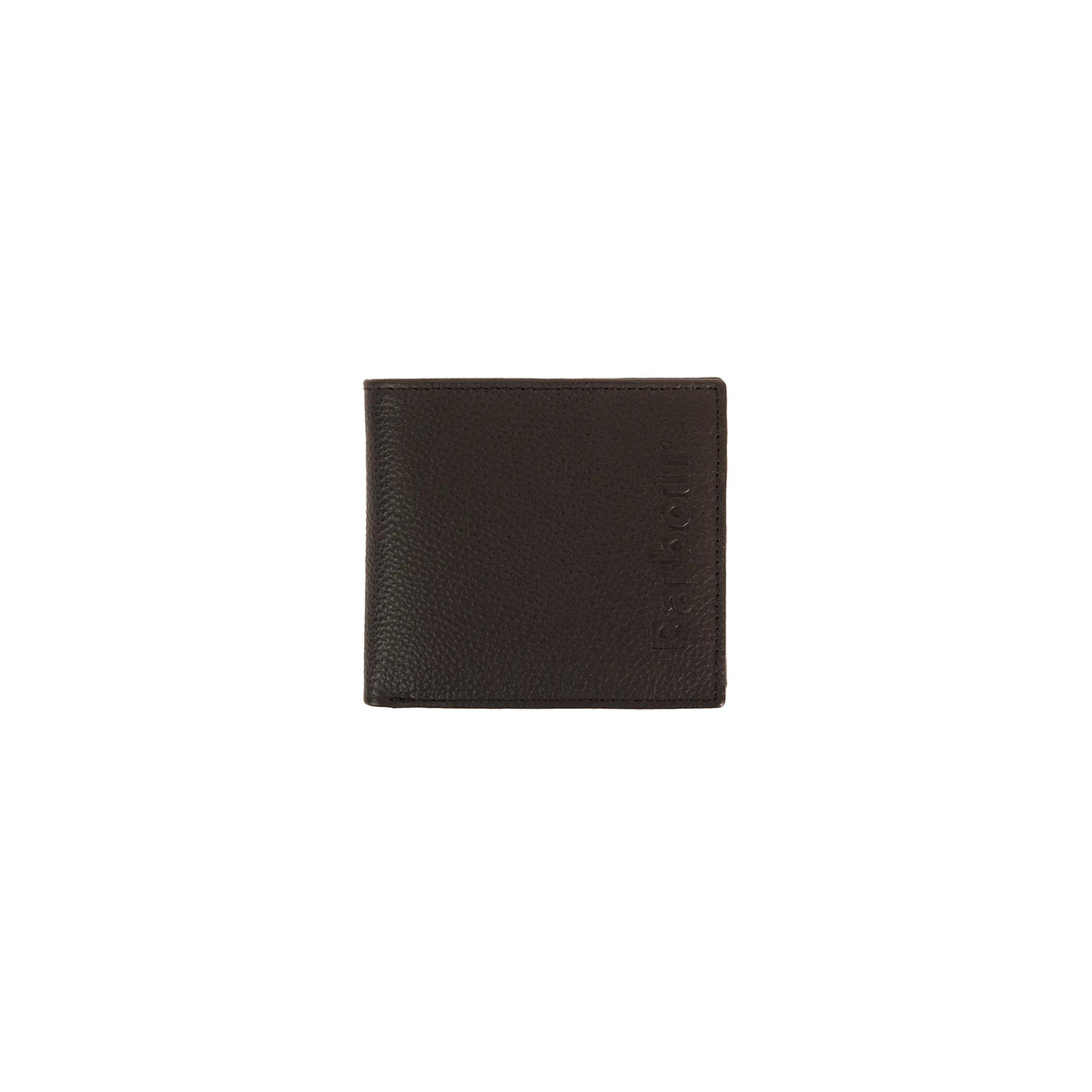 Barbour Logo Leather Billfold Wallet