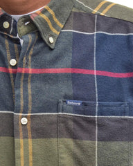 Barbour Check Flannel Shirt Eddertone Tailored Classic Tartan